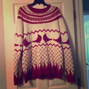 Cardinal sweater